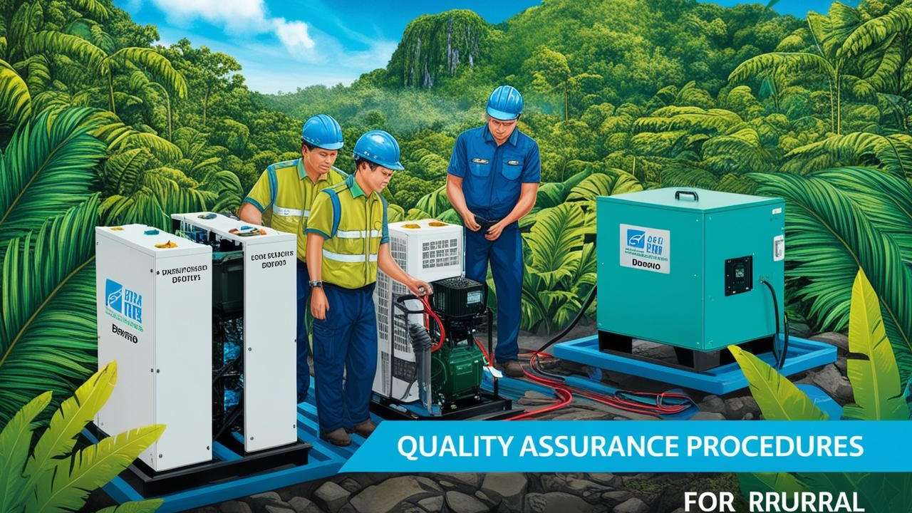 Quality Assurance for Rural Power Generation Solutions